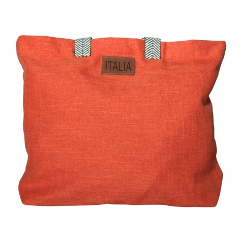 TORBA TOREBKA DAMSKA SHOPPER Duża Pomarańczowa 57x41cm ITALIA TORBA TOREBKA DAMSKA SHOPPER Duża Pomarańczowa 57x41cm ITALIA