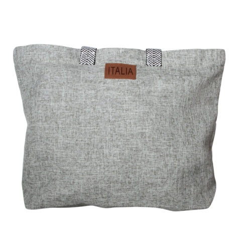TORBA TOREBKA DAMSKA SHOPPER Duża Szara 57x41cm ITALIA TORBA TOREBKA DAMSKA SHOPPER Duża Szara 57x41cm ITALIA