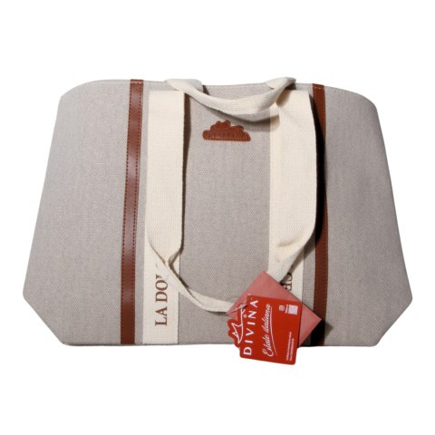 TORBA TOREBKA DAMSKA SHOPPER Szara 45x30cm Tote Bag Włochy TORBA TOREBKA DAMSKA SHOPPER Szara 45x30cm Tote Bag Włochy