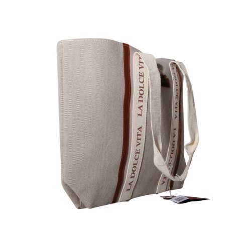 TORBA TOREBKA DAMSKA SHOPPER Szara 45x30cm Tote Bag Włochy TORBA TOREBKA DAMSKA SHOPPER Szara 45x30cm Tote Bag Włochy