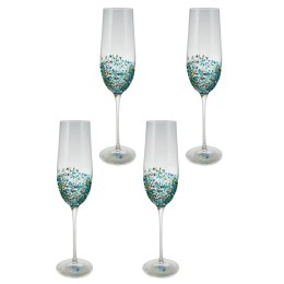 Zestaw ARCA SPOTS KIELISZEK DO SZAMPANA PROSECCO 230ml x4 szt.
