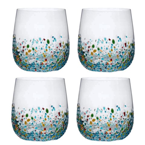 Zestaw ARCA SPOTS SZKLANKA Do Drinków Napojów Wody 430ml x4 szt Zestaw ARCA SPOTS SZKLANKA Do Drinków Napojów Wody 430ml x4 szt