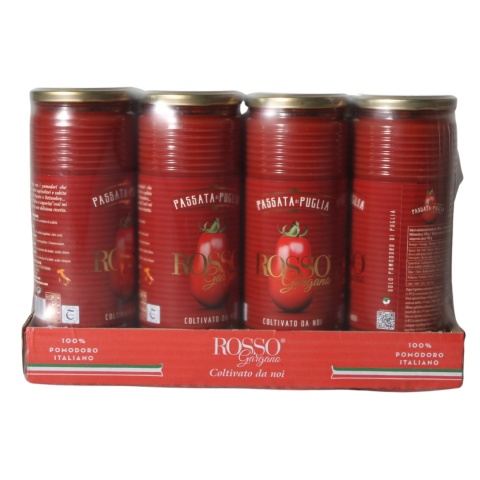 Zestaw ROSSO GARGANO PASSATA POMIDOROWA Włoski Sos 690g x12 szt